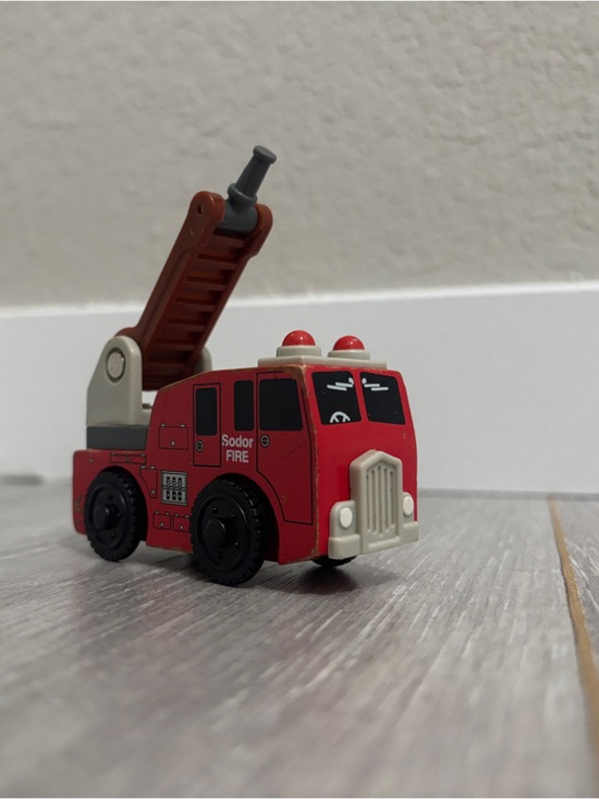 Thomas & Friends Other - Wooden Sodor Fire Truck Hook & Ladder - Thomas & Friends